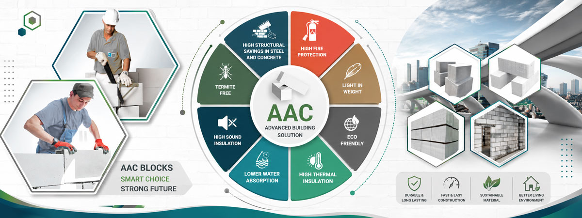 مميزات البلوك الاسمنتي الأبيض (AAC)